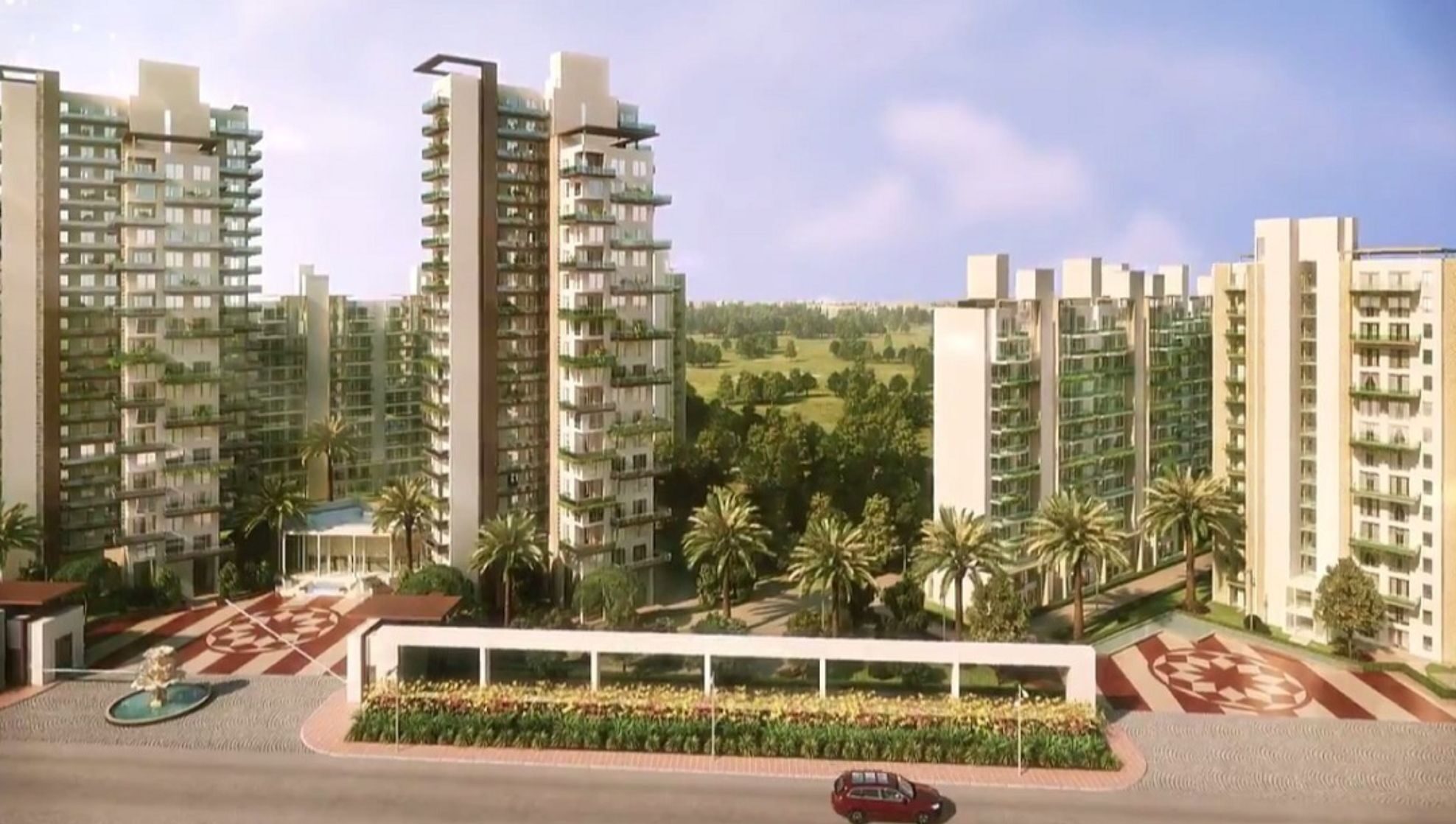 The image shows the luxury apartments in Gurgaon for rent.