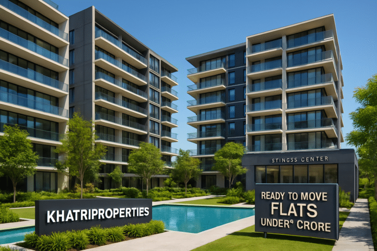 Ready to Move Flats in Gurgaon Under 1 Crore: Smart Choices with khatriproperties