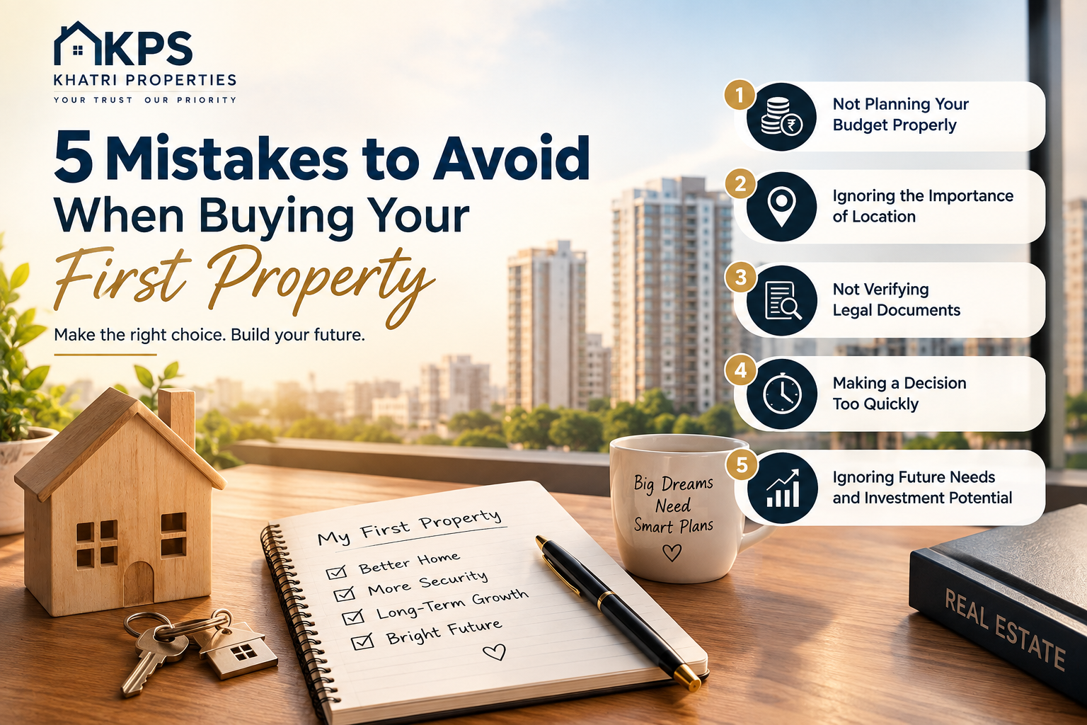 **Alt Text:** **First-time property buying mistakes**